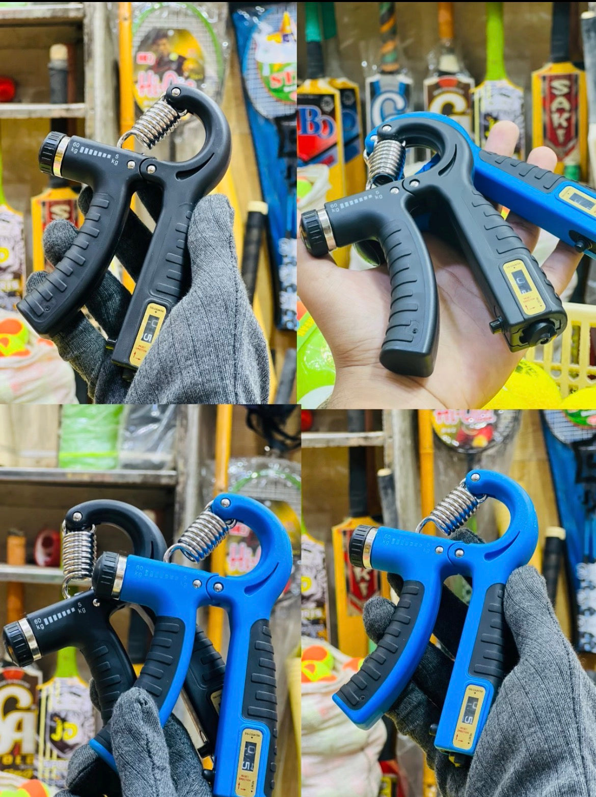 Adjustable Hand Grip Power Exerciser Forearm Wrist Strengthener Gripper With Counter. Colour as pr available stoke