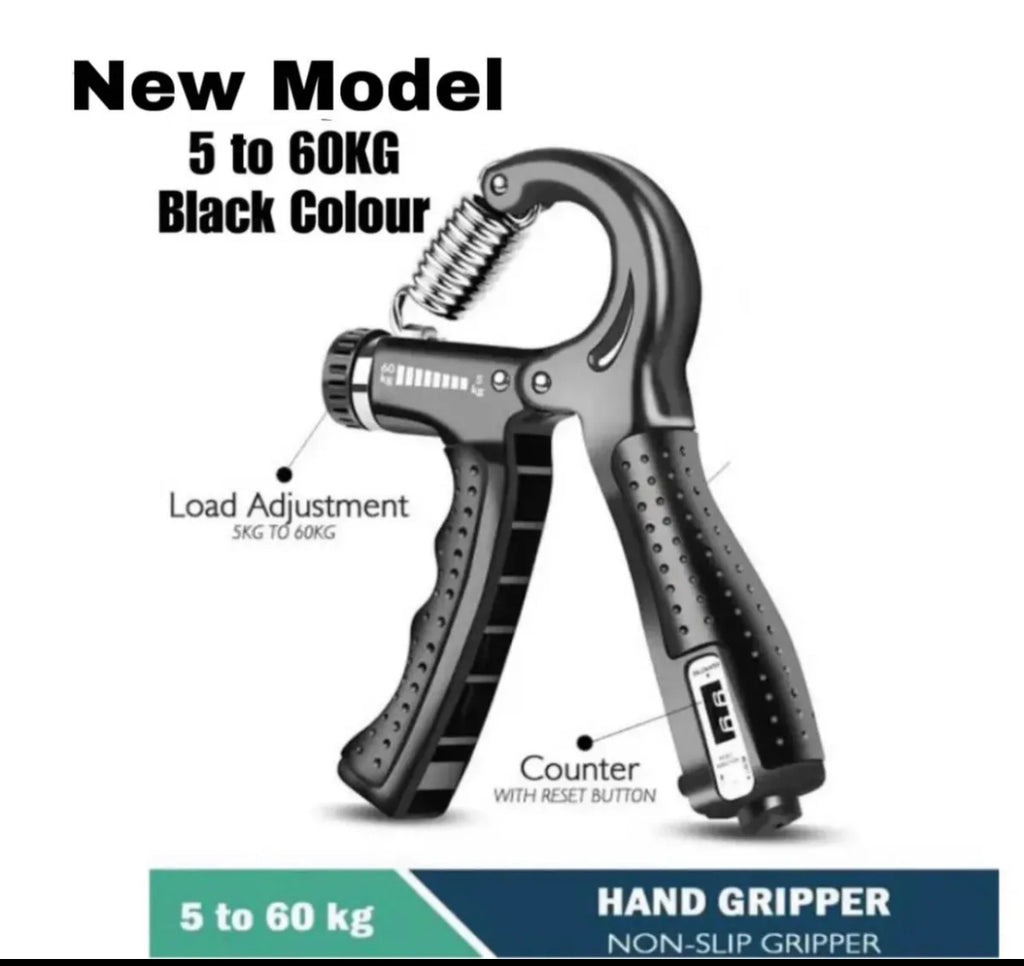 Adjustable Hand Grip Power Exerciser Forearm Wrist Strengthener Gripper With Counter. Colour as pr available stoke