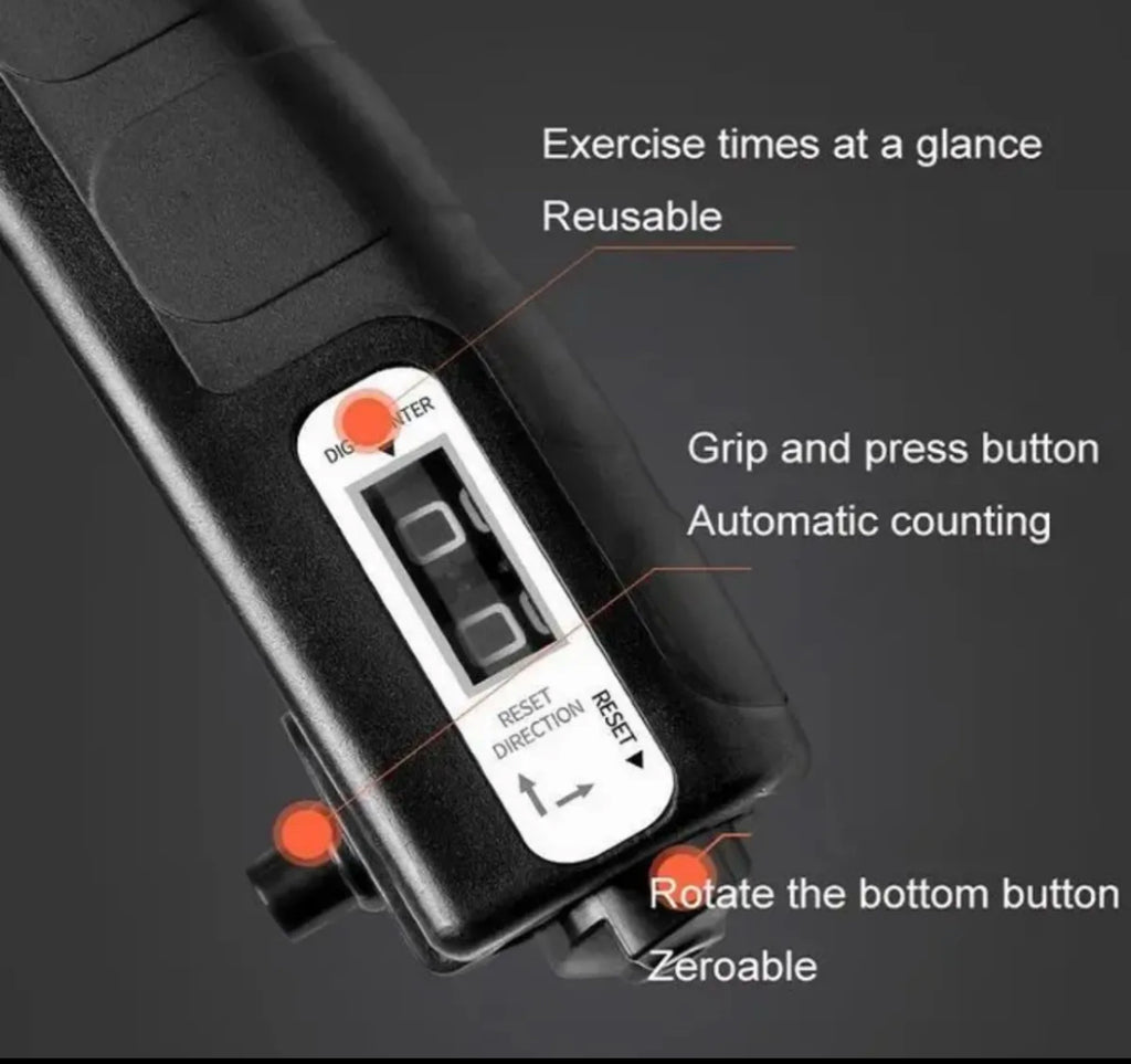 Adjustable Hand Grip Power Exerciser Forearm Wrist Strengthener Gripper With Counter. Colour as pr available stoke