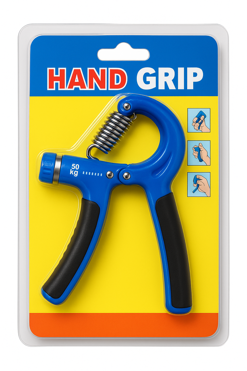 Hand Gripper Strengthener with Adjustable 60-kg Resistance for Stronger Forearms and Wrists